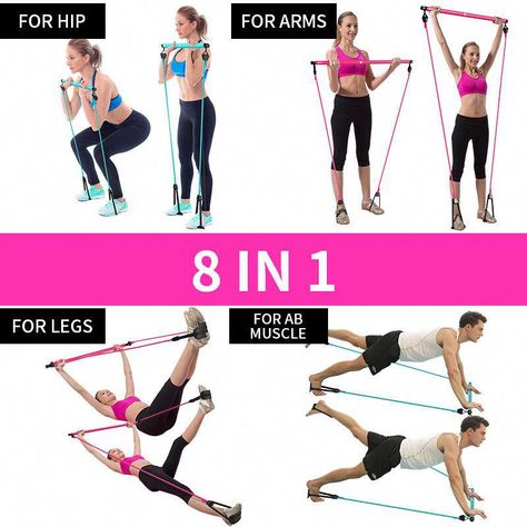 Belly Weightloss Diet Pilates Resistance Band, Breast Exercises, Pilates Bar, Band Workouts, Pilates Training, Lose Lower Belly Fat, Bar Kit, Get Toned, Lower Belly Fat