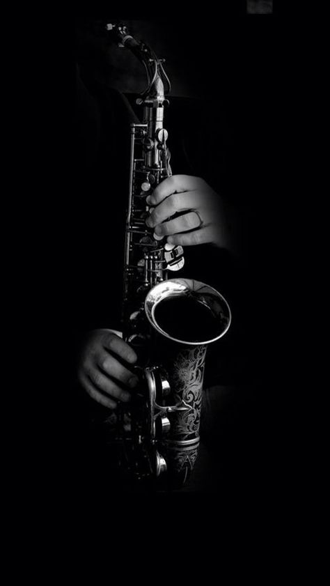 Jazz Saxophone Photography, Jazz Music Art, Arte Jazz, Musician Photography, Art Musical, Instruments Art, Saxophone Players, Jazz Art, Black And White Photograph