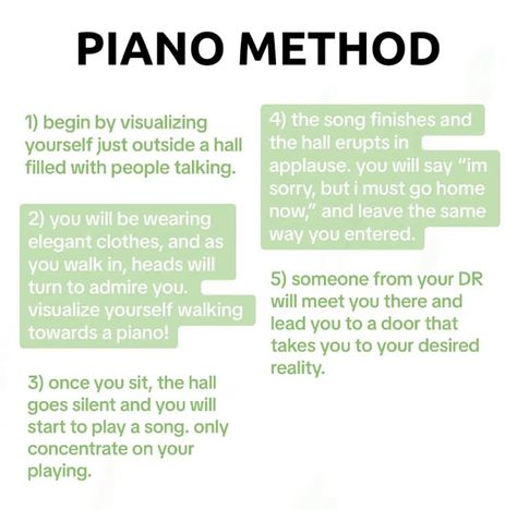 Shifting Methods, Reality Shifting, Meet You, Piano, The Outsiders, Turn Ons, Songs