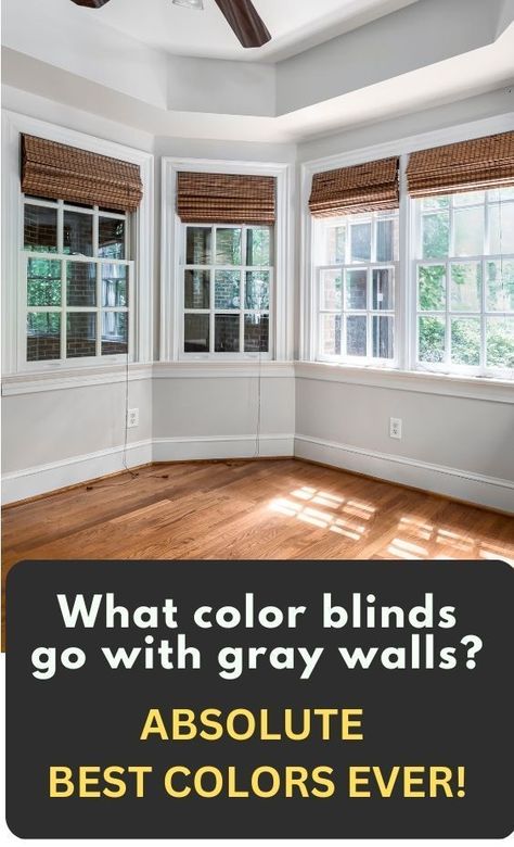 Not sure what color blinds you should choose to best complement your gray walls? Don't fret - there are plenty of options that can take your interior design to the next level! Here we'll provide you with tips and suggestions to help you decide which color blinds work best with your gray walls, so you can achieve the perfect balance between style and functionality. Gray Blinds For Windows, Family Room Blinds, Window Blinds Ideas Living Room, Beige Blinds, Grey Walls White Trim, Grey And White Room, Light Gray Couch, Blinds For Windows Living Rooms, Warm Grey Walls