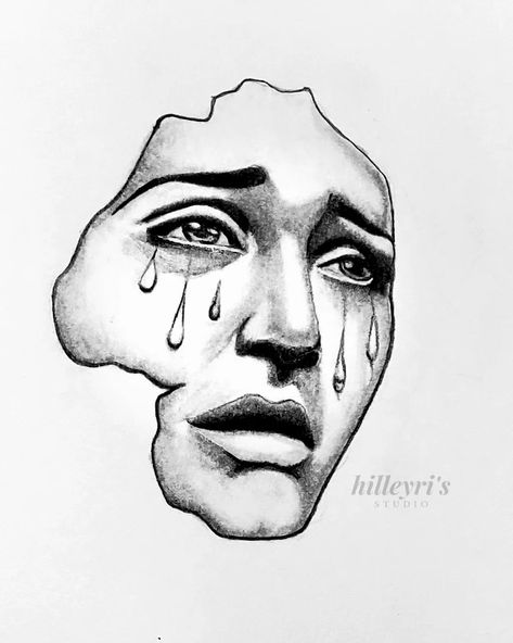 'Woe'💧 . . . #drawing #tattooapprentice #tattooideas Emotion Drawings, Emotions Drawing, Painter Photography, Cool Tattoo Drawings, Meaningful Drawings, Tattoo Apprentice, Drawing Sketchbook, Beautiful Art Pictures, Beard No Mustache