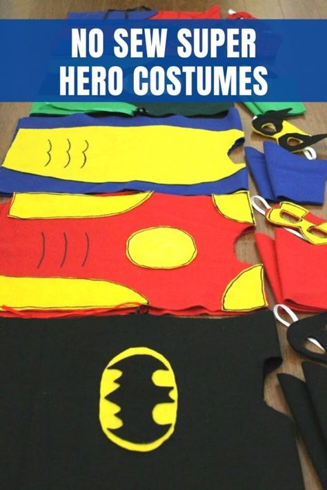 No Sew Super Hero Costumes Teen Costume Ideas, Easy Superhero Costumes, Iron Man Costume Diy, Diy Superhero Costume, Cape Tutorial, Diy Superhero, Halloween Costume Design, Mermaid Halloween Costumes, Ironman Costume