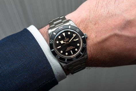 Tudor Watches, Tudor Watch, Slim Watches, Tudor Black Bay, Elapsed Time, Dream Watches, Watch Photo, The Tudor, Perfect Timing