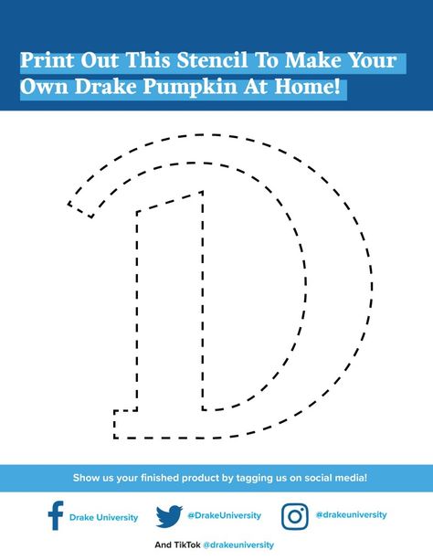 Drake University Drake Stencil, Drake Pumpkin, Diy Holiday Crafts, Pumpkin Carving Stencil, Drake University, Halloween Stencils, Pumpkin Carvings Stencils, Pumpkin Faces, Wall Ideas