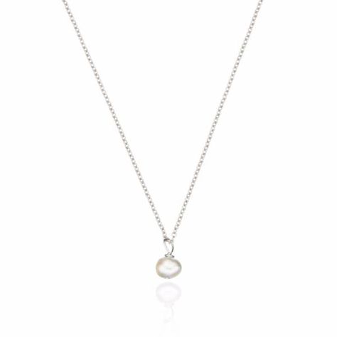 LILY & ROO Sterling Silver Single Pearl Necklace. #lilyroo # Gift For A Bride, Single Pearl Pendant, Single Pearl Necklace, Single Pearl, Pearl Necklaces, Jewellery Gift, Pearl Pendant Necklace, Seed Pearl, Stunning Necklace