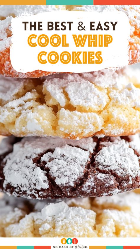 Cake And Cool Whip Cookies, Cake Box Cookies With Cool Whip, Cake Mix Whipped Cream Cookies, Cool Looking Desserts, Cake Mix Cookies 3 Ingredient Cool Whip, Cool Whip Cake Cookies, Quick Easy Cool Whip Desserts, Cool Whip Cookies Easy, Desserts With Cool Whip 3 Ingredients