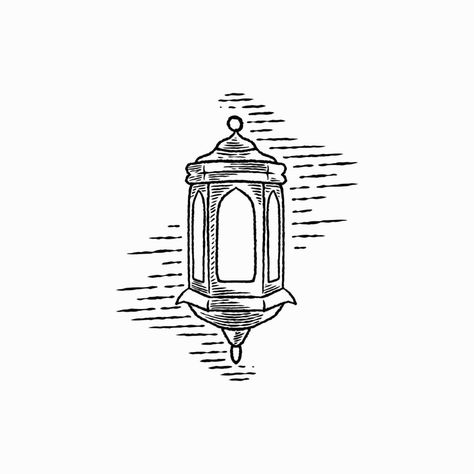 Lantern Drawing Vintage, Arabic Lamp, Turkish Lanterns, Lantern Ramadan, Lantern Drawing, Lamp Tattoo, Wall Mount Lantern, Vintage Lanterns, Sketch Style