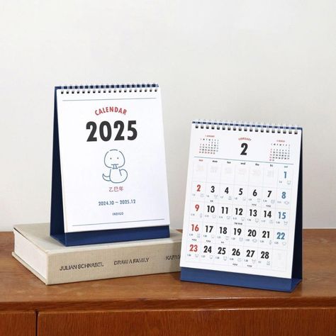 Indigo 2025 Lunar Korean Retro Monthly Desk Calendar Monthly Desk Calendar, Plain Notebook, Retro Desk, Gadget Case, Envelope Lettering, Korean Culture, Desk Planners, Grid Notebook, Calendar Ideas