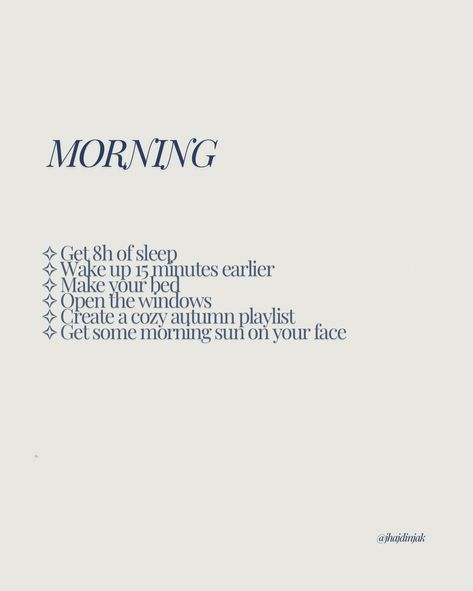 What are you adding to your fall routine? 🍂🪵🍄‍🟫✨ Looking for a guide on how to look and feel better this fall? Here are some ideas on how to glow up this autumn season! 🤎 Save this for inspo: ✧ morning routine ✧ evening routine ✧ self care tips ✧ nourishment ✧ movement ✧ home ✧ date ideas #glowuptips #healthyhabits #fallroutine #fallaesthetic #fallmood #fallvibes Fall Afternoon Routine, Autumn Night Routine, Fall Routine, Home Date Ideas, At Home Dates, Evening Routine, Date Ideas, Glow Up Tips, Make Your Bed