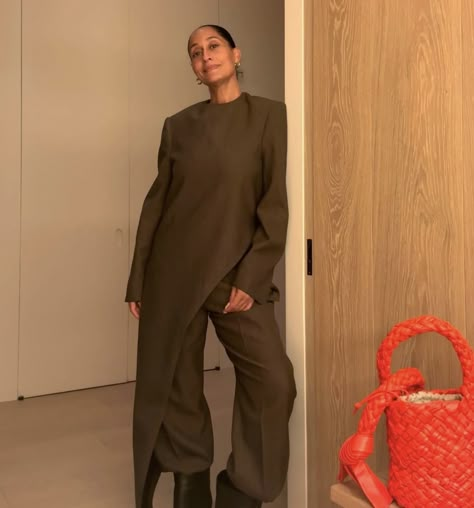 Tracee Ellis Ross Suit, Tracey Ellis Ross Style, Tracy Ellis Ross Style, Tracy Ellis Ross, Tracee Ellis Ross Style, Tracey Ellis, Tracee Ellis Ross Fashion, Monochromatic Looks, Ellis Ross