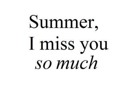 I need sunny days <3 i miss you summer :( Summer Quote, Summer Quotes, Missing You So Much, Trendy Quotes, Summer Of Love, Instagram Captions, I Miss You, I Missed, Great Quotes