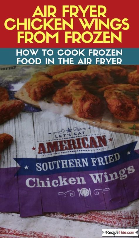 Air Fryer Chicken Wings From Frozen (3 Ways). Here are 3 versions of cooking frozen chicken wings in the air fryer. All your favourite flavours included. #airfryer #airfryrecipes #airfryerfrozenfood #airfryerchickenwings #chickenwings Cooking Frozen Chicken Wings, Chicken Wings From Frozen, Wings From Frozen, Air Fryer Frozen Chicken Wings, Breaded Wings, Breaded Chicken Wings, Wings In The Air Fryer, Cook Frozen Chicken, Air Fryer Recipes Chicken Wings