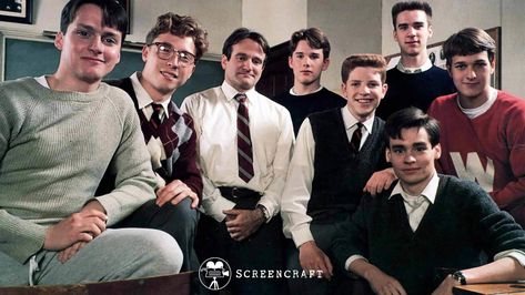 Dead Poets Society’s Tom Schulman on How to Write an Oscar-Winning Drama - ScreenCraft Dead Poets Society Characters, Dead Poets Society Aesthetic, Josh Charles, Robert Sean Leonard, Oh Captain My Captain, Ethan Hawke, Captain My Captain, Septième Art, Dead Poets Society