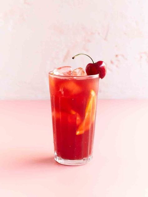 Cherry iced tea mocktail | Jamie Oliver recipes