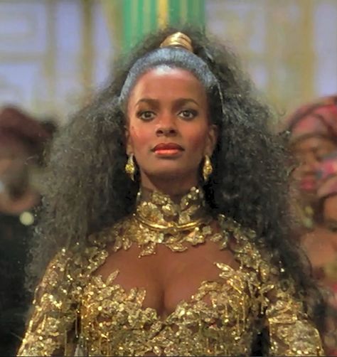 Coming To America, Gold Dress... Coming To America Costume, Vanessa Bell, Coming To America, Black Royalty, Gold Wedding Dress, Vintage Black Glamour, Dark Skin Beauty, African Beauty, Black Women Art