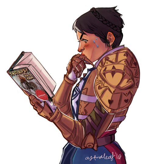 sadelvenmage: “ astraleaf: “I think Cassandra likes to secretly pack away her new book to read in camp~ ” @ferelder ” Cassandra Dragon Age, Cassandra Pentaghast, Video Game Images, Dragon Age Characters, Grey Warden, Dragon Age 3, Dragon Ball Z Shirt, Dragon Age Games, Dragon Age Series