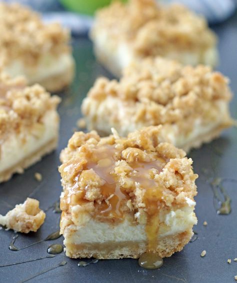 Cheescake Factory, Apple Cheesecake Bars, Caramel Apple Cheesecake Bars, Heavenly Desserts, Caramel Apple Cheesecake, Apple Cheesecake, The Recipe Critic, Recipe Critic, Torte Cupcake