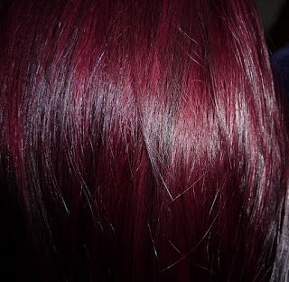 Dark Purple Red Hair, Dark Red Purple Hair, Purple And Red Hair, Red And Purple Hair, Purple Red Hair, Purple Red Hair Color, Red Violet Hair Color, Red Purple Hair, Holiday Hair Color