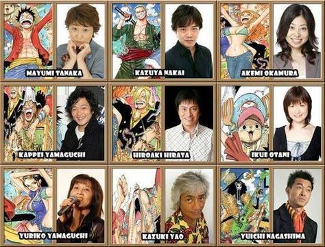 One Piece Japanese Voice Actors One Piece Nakama, One Piece English, One Piece Episodes, It Movie Cast, One Piece Luffy, Naruto Wallpaper, Spider Verse, Voice Actor, One Piece Anime