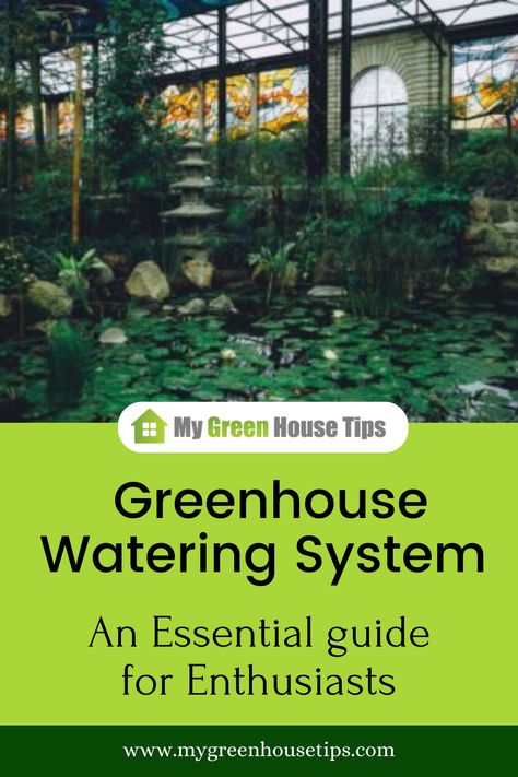 The game-changing greenhouse watering system that takes the guesswork out of hydration. Our expert guide reveals efficient irrigation techniques, automatic timers, and drip systems to ensure your plants receive the perfect amount of water, promoting healthy growth and saving you time and effort. Upgrade your watering routine now! Greenhouse Watering System, Greenhouse Tips, Greenhouse Watering, Greenhouse Irrigation, Drip Watering System, Automatic Watering System, Drip System, Greenhouse Plants, Watering System