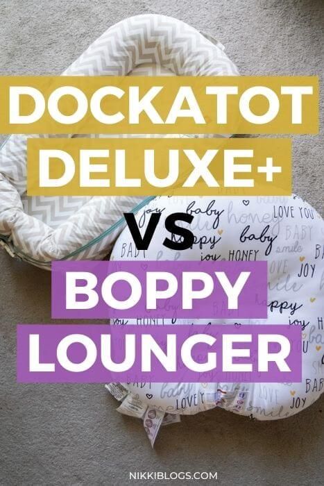 DockATot vs Boppy Lounger (REAL Mom Review) Boppy Newborn Lounger, Safe Co Sleeping, Boppy Lounger, Baby Support Pillow, Dockatot Deluxe, Newborn Lounger, Co Sleeping, Boppy Pillow, Advice For New Moms