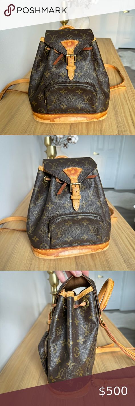 ✅AUTHENTIC✅LOUIS VUITTON MONTSOURIS BACKPACK PM Louis Vuitton Montsouris Backpack, Montsouris Backpack, Vuitton Handbags, Authentic Louis Vuitton, Fix It, The One, Overalls, Louis Vuitton, Backpacks