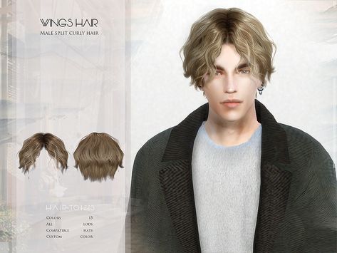 Sims 4 Cc Clothes Hair Male, Sims 4 Cc Face Hair Male, The Sims 4 Cc Male Hairstyles, Sims4 Cc Male Hair Alpha, Sims 4 Cc Male Hairstyles, Sims 4 Male Hairstyles Cc, Sims 4 Cc Men Hair Alpha, Split Curly Hair, Sims 4 Cc Alpha Hair Male