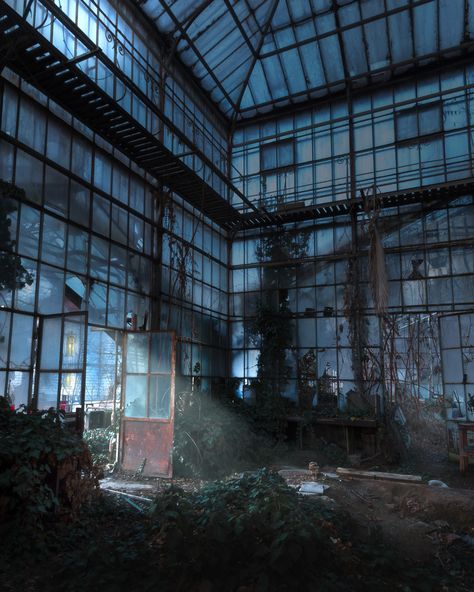 Abandoned Greenhouse, Crown Of Midnight, Greenhouse Interiors, Greenhouse Effect, Real Mermaids, Dark Soul, Layout Inspiration, From Instagram, Abandoned Places