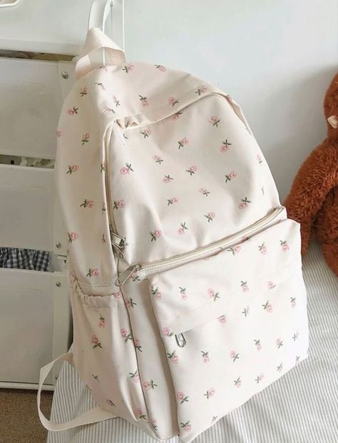 Everything you need for school is here on this list. These products are perfect and super cute. I'm totally obsessed with them. Click on the link to find them. <3 Butterfly Backpack, Cute School Bags, Preppy Bags, Stylish School Bags, Aesthetic Backpack, Kawaii Backpack, Aesthetic Bags, Tas Fashion, Girly Bags