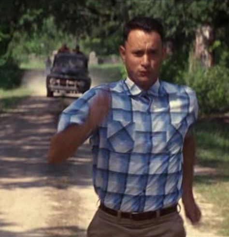 Forrest Gump Forrest Gump 1994, Forest Gump, Gary Sinise, Robin Wright, Forrest Gump, Mario Bros., How To Start Running, Tom Hanks, Best Memes