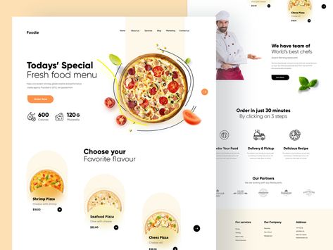 Food Website Design, Cafe Website, Food Web Design, Web Dashboard, Ui Design Trends, Pizza Design, Hacker Wallpaper, Finance App, Website Design Layout