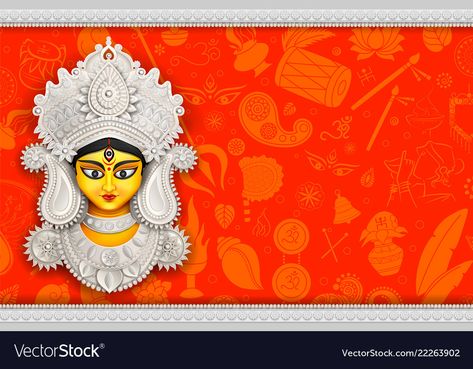 Durga Puja Background Hd Editing, Durga Puja Banner Design, Durga Puja Banner Background, Navdurga Maa, सरस्वती माता, Durga Puja Banner, Navratri Background, Durga Face, Happy Durga Puja