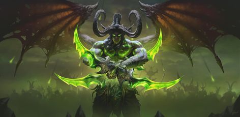 Demon Hunter Warcraft, Burning Crusade, Illidan Stormrage, Retro Games Poster, Warcraft Iii, Blood Elf, Warcraft Art, Night Elf, Classic Artwork