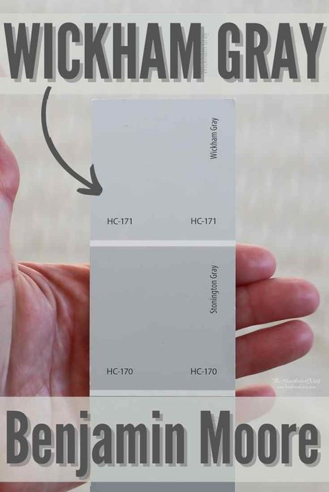 Benjamin Moore Wickham Gray is a mid-toned gray with blue undertones. Explore BM HC-171’s undertones, color pairings, + see it in 17 homes! #paint #benjaminmoore #paintcolor #home #homedecor #homedecorating #wallcolor #homeimprovement Pale Pink Paint Color, Wickham Gray Benjamin Moore, Benjamin Moore Soft Chamois, Benjamin Moore Wickham Gray, Pale Pink Paint, Wickham Gray, Benjamin Moore Bedroom, Soft Chamois, Home Pics