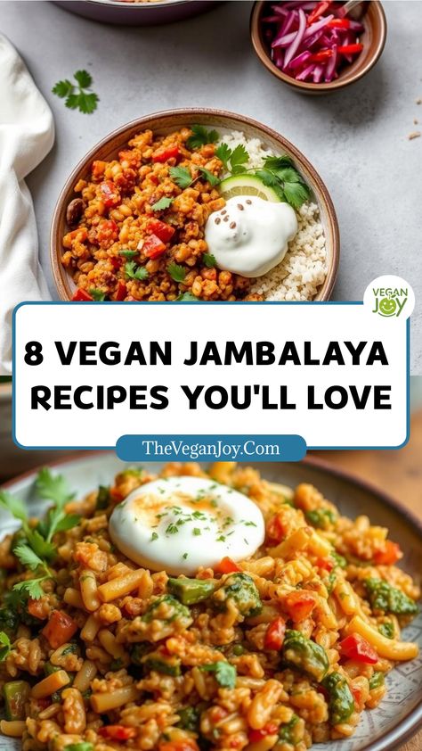 Spice up your life with these 8 plant-based jambalaya twists! Jambalaya Recipe Vegetarian, Jambalaya Vegan, Spicy Jambalaya Recipe, Vegetarian Jambalaya, Jambalaya Recipes, Vegan Jambalaya, Ube Recipes, Buckle Up Buttercup, Jambalaya Recipe