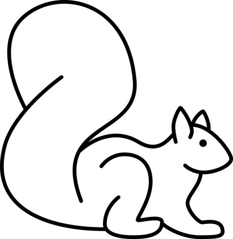 Squirrel Outline, Squirrel Drawings, Vector Art Design, Outline Drawings, Business Blog, Royal Icing, Design Inspo, Vector Art, Blogging