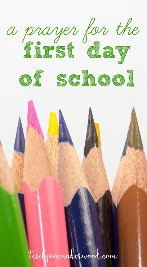 A Prayer for the First Day of School First Day Of School Quotes, Back To School Prayer, Prayer For Students, Teacher Prayer, Poems About School, Prayer For Parents, School Prayer, Mom Prayers, Opening Prayer