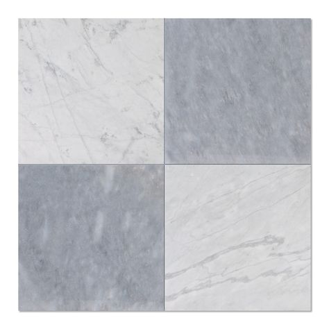 Bardiglio Light, Carrara T Honed Checkerboard Marble Pattern 12×24 – Stone Tile Depot Silverado Grout, Bardiglio Marble, Grey Marble Floor, Black Marble Tile, White Marble Tiles, Beige Tile, Checker Board, Marble Tile Floor, Honed Marble