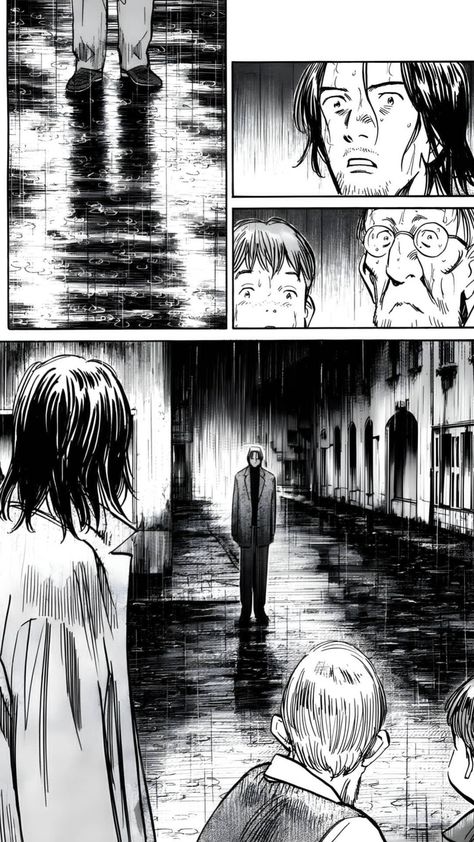 Monster Manga, Naoki Urasawa, Legendary Pictures, Wallpapers Anime, Comic Layout, Anime Monsters, 사진 촬영 포즈, Black Anime Characters, Manga Pages