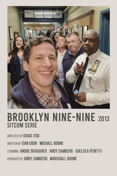 Joel Mckinnon Miller, Chelsea Peretti, Andre Braugher, Brooklyn Nine Nine Funny, Nine Movie, Series Poster, Terry Crews, Film Posters Minimalist, Andy Samberg