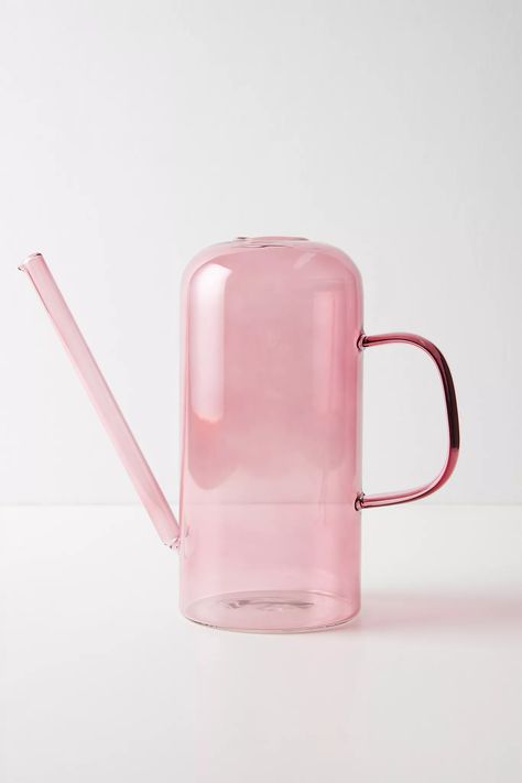 Dee Glass Watering Can | Anthropologie Makeup Towel, Anthropologie Uk, Plastic Design, Makeup Stain, Zodiac Pendant, Beauty Inside, Garden Accessories, Watering Can, Steel Water Bottle