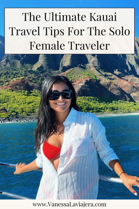 If you’re a solo female traveler heading to Kauai, preparation is key to a safe and exciting journey. From where to stay on Kauai to the best Kauai beaches, your solo travel trip will be anything but boring! Explore the island’s stunning beaches and lush trails with these female travel tips. Kauai solo travel offers both adventure and relaxation. Click the link to read more now about Hawaii travel Kauai! Kauai Beaches, Kauai Travel, Solo Travel Tips, Solo Trip, Solo Female Travel, Travel Trip, Hawaii Travel, Practical Advice, Kauai