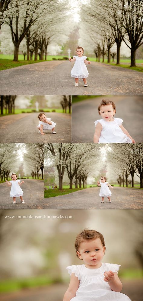 one year old - would love some of Wren like this. Too bad it isn't spring Photo Bb, Month Pictures, One Year Pictures, One Month Baby, 1st Birthday Pictures, First Year Photos, Toddler Photos, Toddler Photography, Old Photography