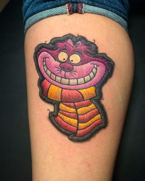 Embroidery Tattoo Ideas, Jigsaw Tattoo, Disney Stitch Tattoo, Cross Stitch Tattoo, Patch Tattoo, Potter Tattoo, Embroidery Tattoo, Stitch Tattoo, Pirate Tattoo