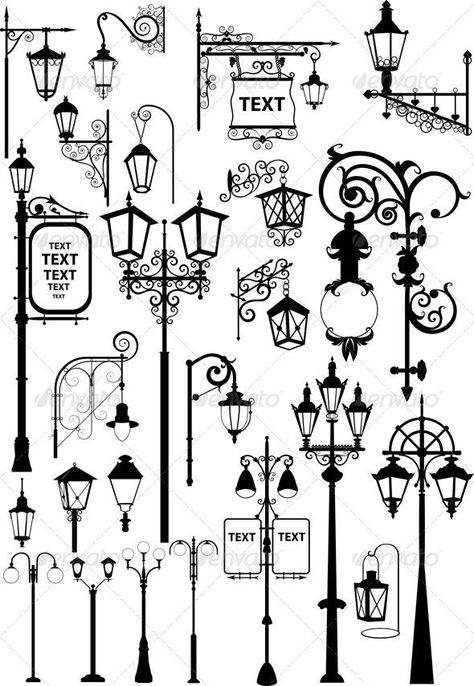 Antiques Repurposed, Street Lamp, 판타지 아트, Simple Doodles, Retro Modern, Street Light, Narnia, Design Sketch, Architecture Drawing