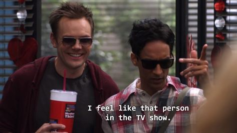 Community Tv Quotes, Community Show Quotes, Community Aesthetic Tv, Community Show Aesthetic, Abed Nadir Quotes, Abed Nadir Fanart, Community Quotes Tv Show, Abed Nadir Aesthetic, Community Tv Show Quotes