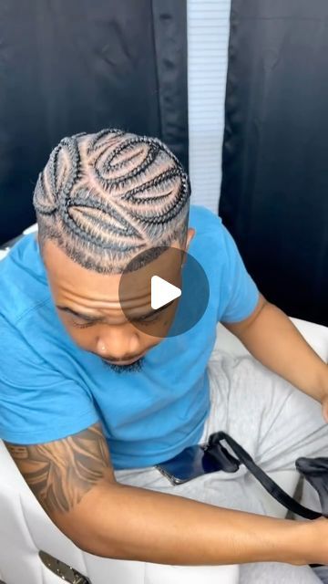 Mens Braids Designs, Braids With Fade Men, Men Stitch Braids, Black Men Braids Hairstyles, Braid Designs For Men, Boy Braid Styles, Men Hair Styles, Man Bun Styles, Cornrow Styles For Men