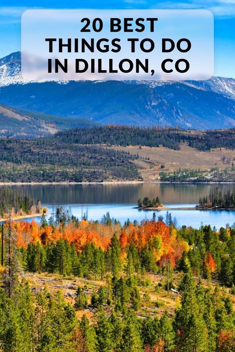 Discover the 20 best things to do in Dillon, CO. Including Dillon Marina, Columbine Ski & Sport, Dillon Town Park, the Rice Barn and more. Lake Dillon Colorado, Colorado Snowboarding, Dillon Colorado, Colorado Trip, Colorado Fall, Colorado Summer, Ski Sport, Summit County, Mountain Life