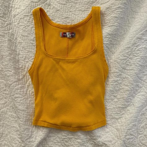 Yellow tank top from UO #urbanourfitters #tanktop - Depop Yellow Tank Top, Urban Outfitters Women, Tank Tops Women, Urban Outfitters, Women Accessories, Tank Tops, Womens Tops, Yellow, Outfit Accessories