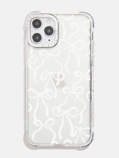 White Bows Shock iPhone Case Phone Cases Skinnydip London College Phone Cases, Cute Iphone 12 Pro Cases, Cute I Phone 13 Cases, Cute Gift Ideas Birthday, Iphone 11 Cute Cases, Iphone 16 Plus Case, Iphone 11 White Case, Iphone 16 Pro Case, Iphone 15 Cases